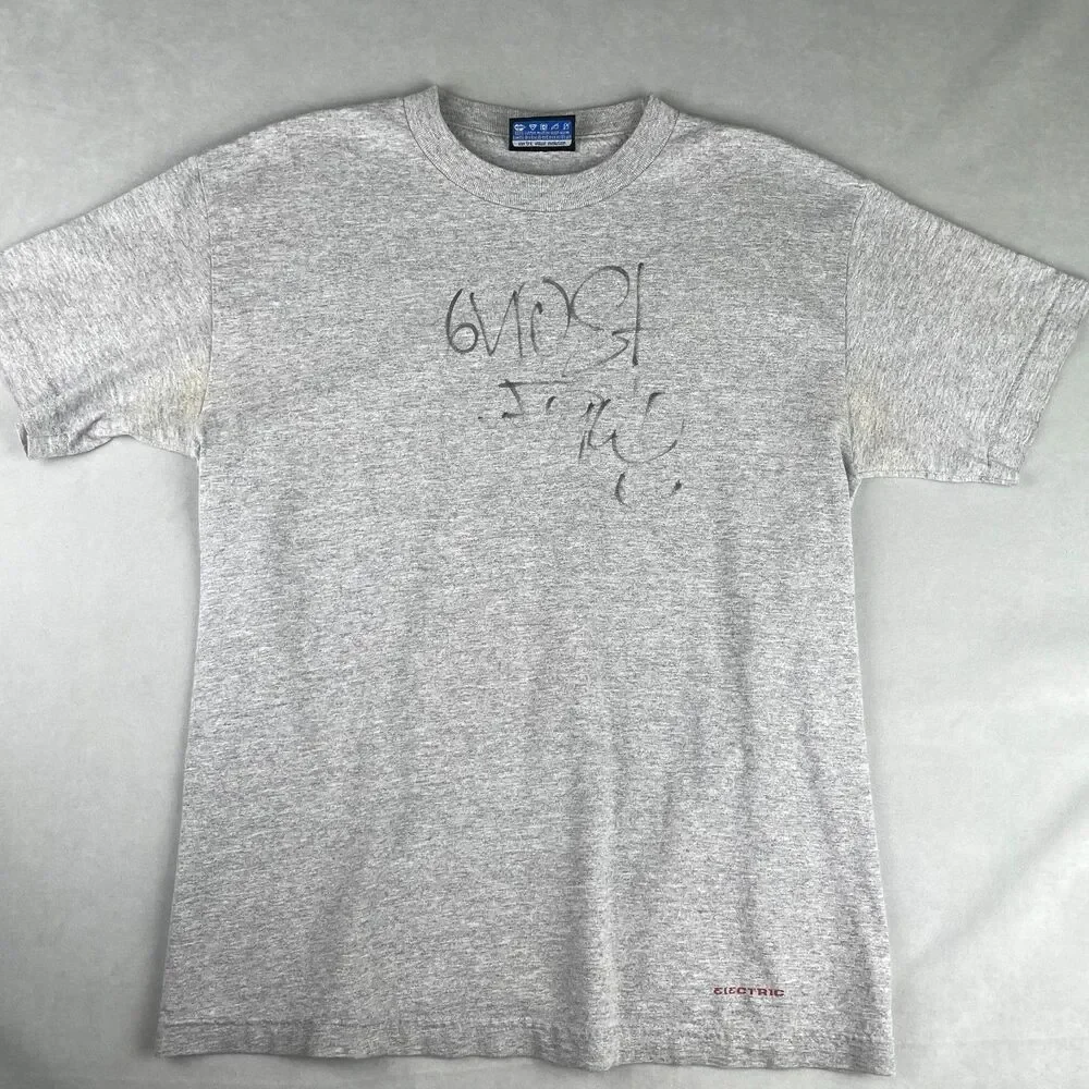 Vintage Electric Volt Shirt Sz M Signed by Ghostface Killah 2006 USA Wu Tang Y2K